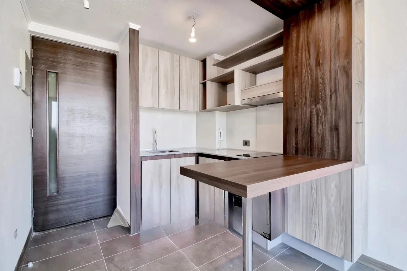 venta departamento 1 dormitorios con estacionamiento en santa rosa santiago centro (5)